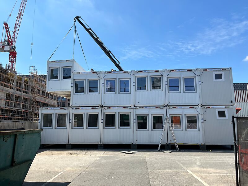 Bürocontainer 20 Fuß | 5 Sterne - neuwertig 