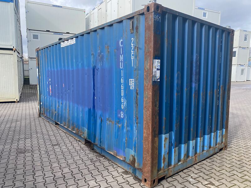 Lagercontainer 20 Fuß | 2 Sterne - stark gebraucht 