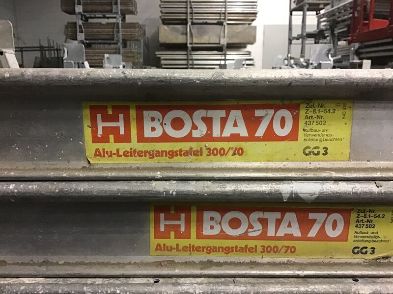 Hünnebeck | Bosta70 | Alu-Leitergangstafeln L300 | so001032 I24